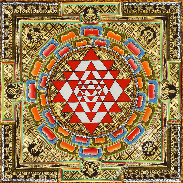 Sri Yantra Mandala | traditionalartofnepal.com