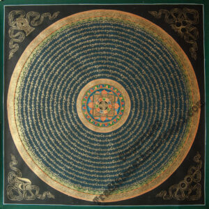Gold Vajra Mantra Mandala