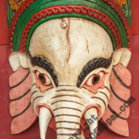 Wooden Mask of Ganesh
