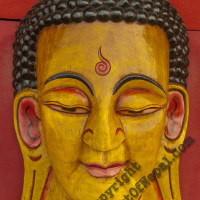 Hand made Mask of Buddha