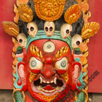 Bhairava Wooden Mask