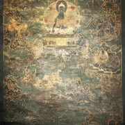Antiqued thanka masterpiece