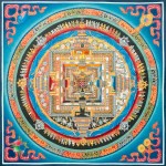 Blue Auspicious Kalachakra Mandala