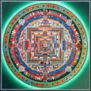 Green Kalachakra Thangka