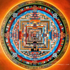 Kalachakra Mandala Thangka Painting