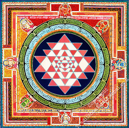 Sri Yantra Mandala | traditionalartofnepal.com