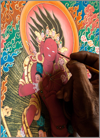 Thanka Painting details
