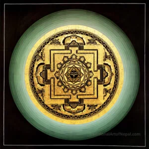 Buddha eyes thangka