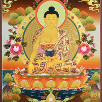 Gautama Buddha Thanka