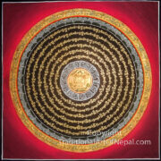 Gold Buddhist Mandala