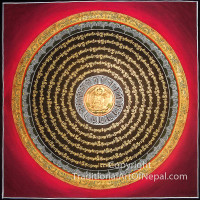 Gold Buddhist Mandala