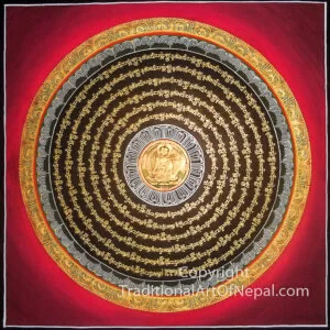 Gold Buddhist Mandala