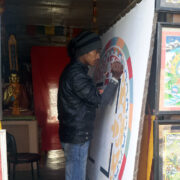 Auspicious Symbols Thangka