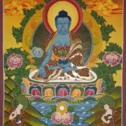 Bhaiṣajyaguru Thangka Painting