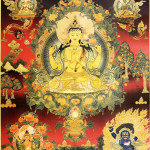 Thangka of Avalokitesvara four armed