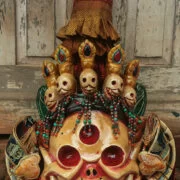 Tibetan Ritual Cham Mask