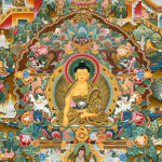 Alternative color central detail Life of Buddha