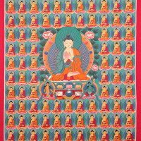 108 Bodhisattvas Thangka