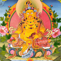 Thangka painting of Vaishravana