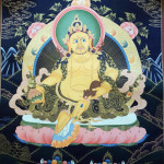 God of wealth Thangka