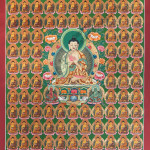 Hand-painted Buddha Thangka