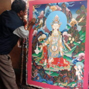 Master Buddha Lama at work