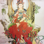 Japanese Style Painting Senju Kannon