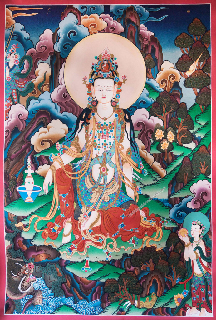 Guanyin Thangka Painting