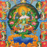 Buddhist thanka of 21 Taras