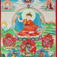 Thangka painting of Lama Karma Pakshi