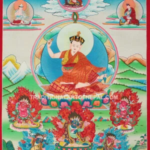 Thangka painting of Lama Karma Pakshi