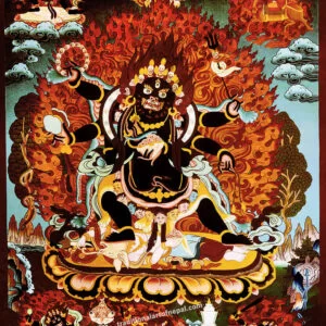 Mahakala Shadbuja thanka painting