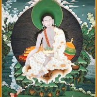 Tibetan Thangka of Milarepa