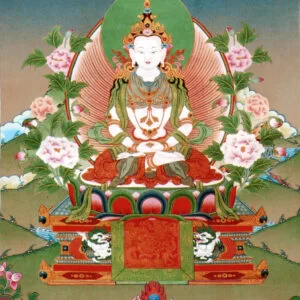 Tibetan Bon Deity Shenlha Okar
