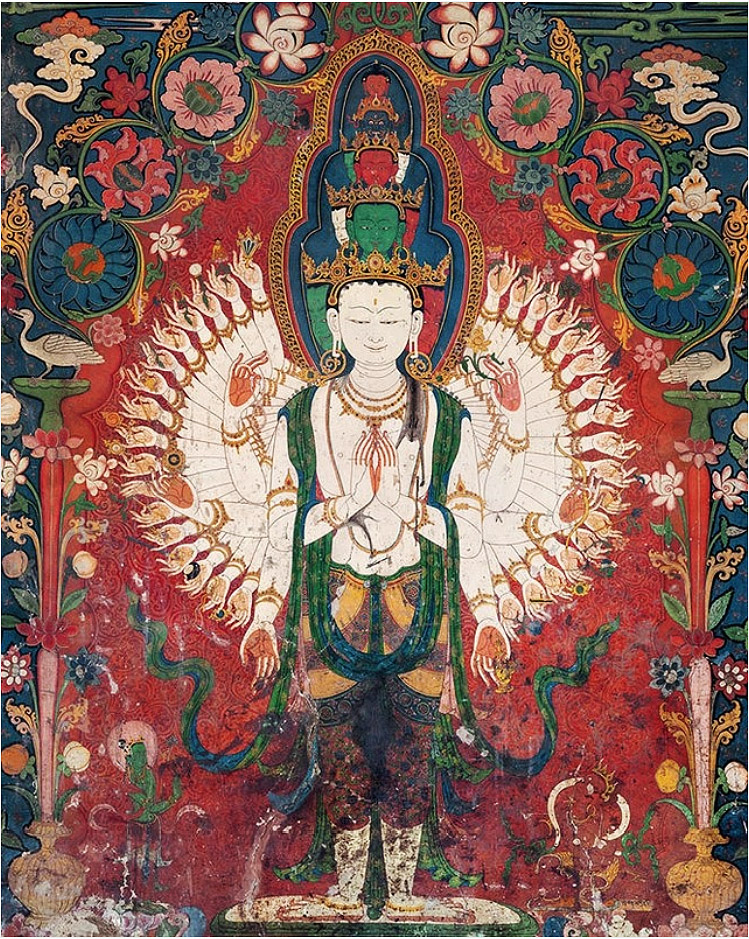 Precious  wall mural of  Avalokiteshvara