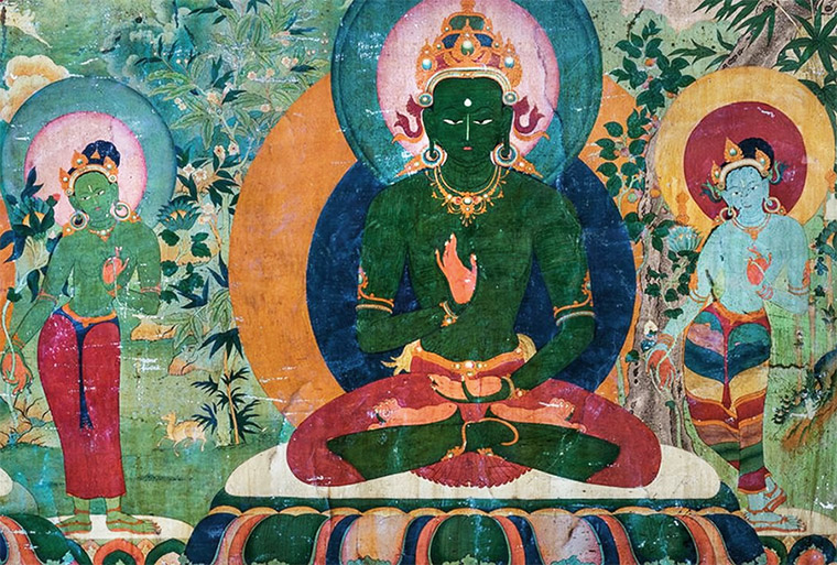 Painting of Buddha Amoghasiddhi