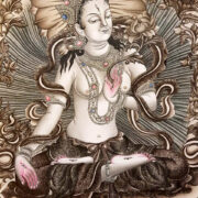 White Tara central detail