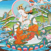 Thangka painting of Yeshe Tsogyal