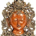 Brass Mask of Red Tara