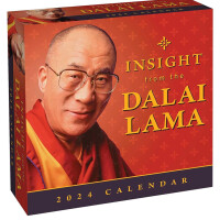 2024 Wall calendar for Buddhists with quotes of His Holiness the Dalai Lama