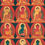 detail of the 127 Buddhas