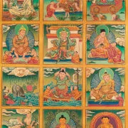 Blocks with scenes of Jakata tales