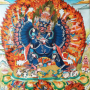 Yamantaka thangka painting