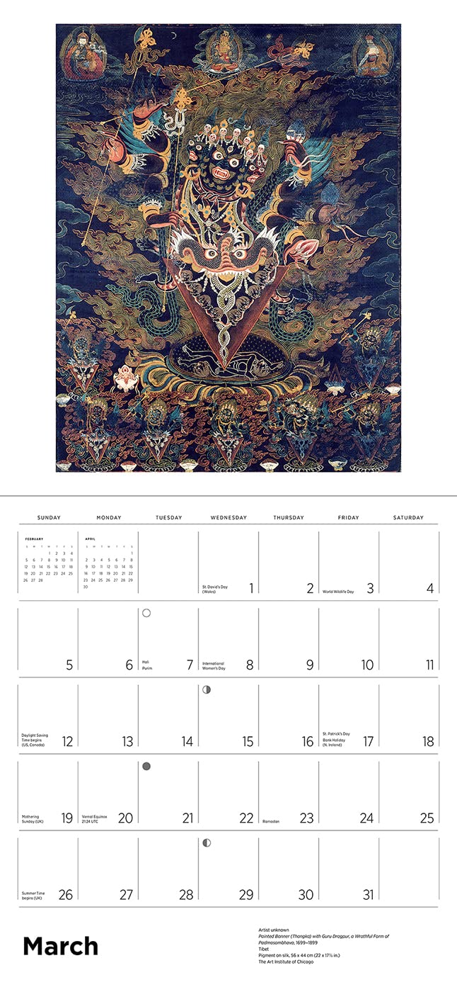 Buddhist Paintings Calendar 2022