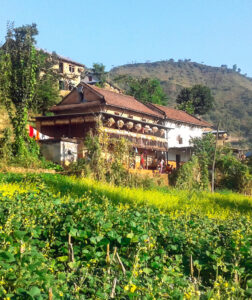 A picture of our beautiful house in the village of Kavre Nepal few years ago